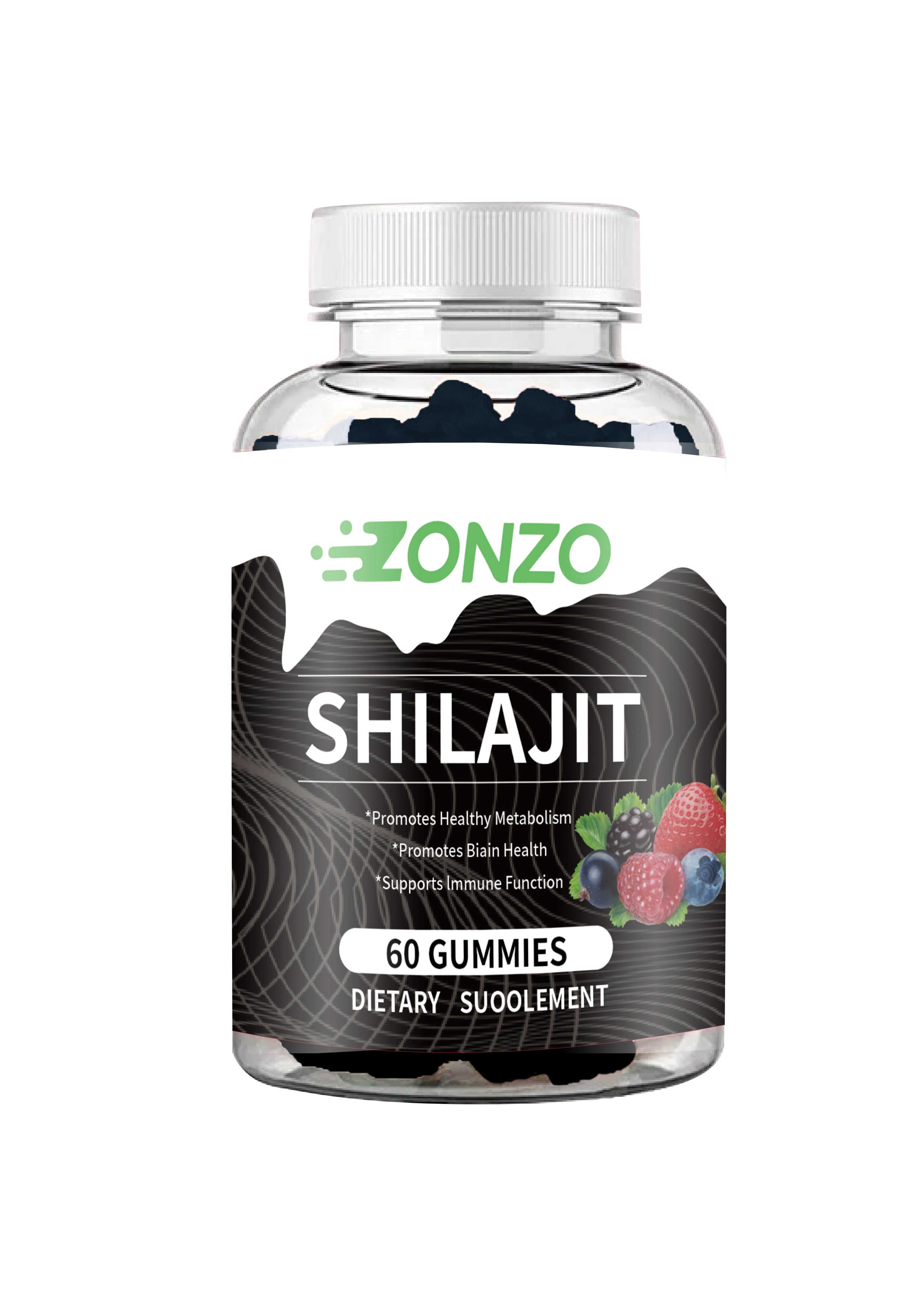 Ascend Labs USA Shilajit Gummies – Energy, Metabolism & Cognitive Support – 60 Gummies